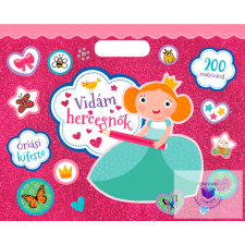 Óriási kifestő - Vidám hercegnők gyermek- és ifjúsági könyv