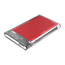 Orico 2179U3-RD 2,5&quot; USB3.0 Hard Drive Enclosure Transparent/Red asztali számítógép kellék
