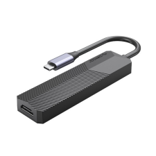 Orico Notebook Dokkoló - MDK-6P-BK /66/(Bemenet: USB-C, Kimenet: 2xUSB-A/HDMI/SD&amp;TF/USB-C, fekete) laptop kellék