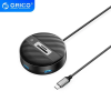  Orico YS5-C3-03-BK-BP 4-portos USB3.0 Type-C HUB with SD/TF port Black