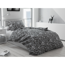  Orient szürke pamut ágynemű Rögzítés: Cipzár lakástextília