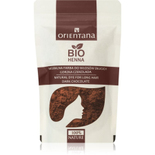 Orientana Bio Henna Natural Dye tartós hajfesték árnyalat Dark Brown 100 g hajfesték, színező