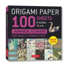  Origami Paper 100 sheets Japanese Flowers 6" (15 cm) naptár, kalendárium