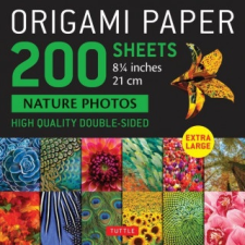 Origami Paper 200 sheets Nature Photos 8 1/4" (21 cm) naptár, kalendárium