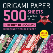  Origami Paper 500 sheets Cherry Blossoms 6 inch (15 cm) idegen nyelvű könyv