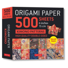  Origami Paper 500 sheets Kimono Flowers 6" (15 cm) naptár, kalendárium