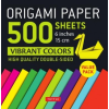  Origami Paper 500 sheets Vibrant Colors 6" (15 cm) – Tuttle Publishing