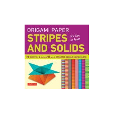 Origami Paper - Stripes and Solids 6" - 96 Sheets – Tuttle Publishing naptár, kalendárium