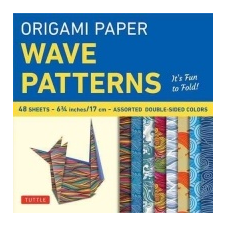 Origami Paper - Wave Patterns - 6 3/4 inch - 48 Sheets – Tuttle Publishing naptár, kalendárium