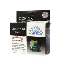 ORINK Brother LC123 tintapatron black ORINK nyomtatópatron & toner