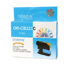 ORINK Brother LC223XL tintapatron cyan ORINK nyomtatópatron & toner