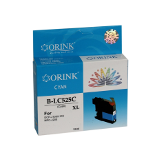 ORINK Brother LC525XL tintapatron cyan ORINK nyomtatópatron & toner