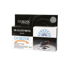 ORINK CLI551XL utángyártott Canon tintapatron fekete (CAOCLI551XLBK) (CAOCLI551XLBK) nyomtatópatron & toner