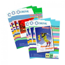 ORINK PP FOTÓPAPÍR A4 S 180G 20LAP FÉNYES ORINK (P610180S20) fotópapír