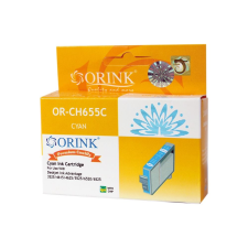 ORINK utángyártott HP 655/CZ110AE tintapatron cián (HPO655CY) (HPO655CY) nyomtatópatron & toner