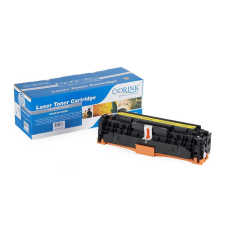 ORINK utángyártott HP CC532A/CE412A/CF382A/Canon CRG718 toner sárga (HPO532412UNI) nyomtatópatron & toner