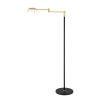 Orion Boston fekete-sárgaréz LED állólámpa (ORI-Stl 12-1287) LED 1 izzós IP20