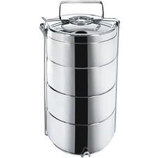 Orion Ételhordó termo rozsdamentes acél négyrészes, 14 cm papírárú, csomagoló és tárolóeszköz