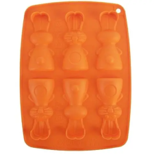 Orion forma szilikon csokoládé nyuszik 6 narancssárga sütés és főzés