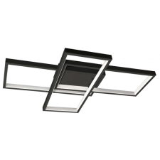 Orion Galaxis Orion 72 W-os fekete LED távirányítós mennyezeti lámpa világítás