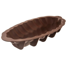 Orion Kalács alakú szilikon sütőforma 41x20,5 cm barna sütés és főzés