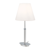 Orion Kara szatén króm-fehér asztali lámpa (ORI-LA 4-1149/1) E27 1 izzós IP20