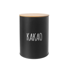 Orion pléh/bambusz doboz 11 cm átmérőjű Kakaó BLACK papírárú, csomagoló és tárolóeszköz