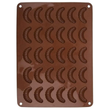 Orion Sütőforma, szilikon, Kifli, 30, barna edény