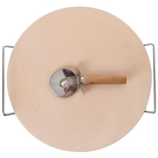 Orion Sütőkő agyag / drót + szeletelő, átmérője. 33 cm edény