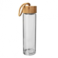 Orion Üveg palack/bambusz kupak + szűrő 0,45 l (143757) kulacs, kulacstartó