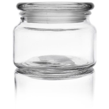 Orion Üvegedény fedővel 0,38 l kerek (126490) uzsonnás doboz