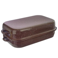 Orion Zománcozott sütőedény fedővel BROWN 46x27,5x14 cm sütés és főzés