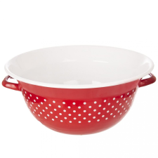 Orion Zománcozott tál PÖTTYÖS, átmérő 34 cm (124787) tányér és evőeszköz