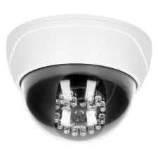 ORNO Dummy dóm térfigyelő kamera infravörös CCTV-vel, elemmel működik megfigyelő kamera