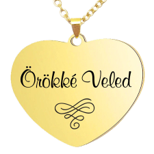  Örökké Veled medál lánccal, választható több formában és színben nyaklánc
