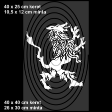 Oroszlán - festősablon rövidáru