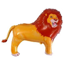  Oroszlán Lion fólia lufi 36 cm (WP) party kellék