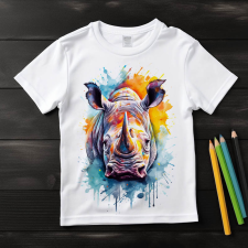  Orrszarvú póló (Gyerek)(Színes) gyerek póló