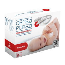 ORRSZI-PORSZI műanyag orrszívó szett puha szívófejjel orrszívó