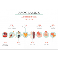 OrsiDekor Esküvői Programterv dekorációs kellék