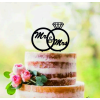 OrsiDekor Esküvői tortadísz, Mr&amp;Mrs több féle minta