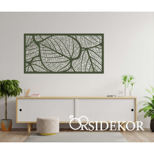 OrsiDekor Falevél erezet falikép fából grafika, keretezett kép