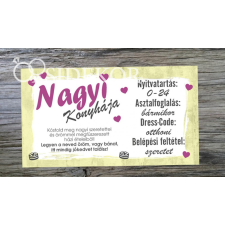 OrsiDekor NAGYI KONYHÁJA Ajándék tábla - fekvő dekorációs kellék