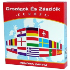  Országok és zászlók Európa memóriakártya kártyajáték