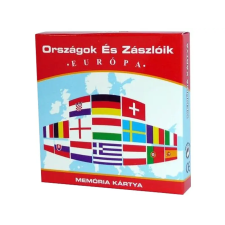  Országok és zászlók Európa memóriakártya kártyajáték
