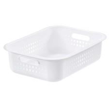 ORTHEX Tárolódoboz fedővel és címkével, SmartStore Recycled 10, fehér, 37x28x10 cm bútor