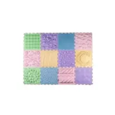  Ortho Puzzle Ortopédiai masszázs szőnyeg szett 12 darabos - Macaroons játszószőnyeg