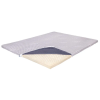 Ortopedicus Topper ortopéd matrac 140x190 - latex 5,5 cm, ezüst ion tasak