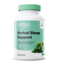 Osavi Herbal Sleep Support, gyógynövényes alvástámogatás, 120 vegán kapszula  Étrend-kiegészítő gyógyhatású készítmény