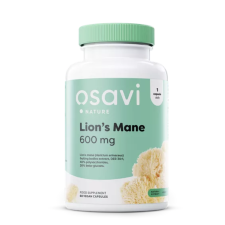 Osavi Lion's Mane, 600 mg, 60 gyógynövény kapszula vitamin és táplálékkiegészítő